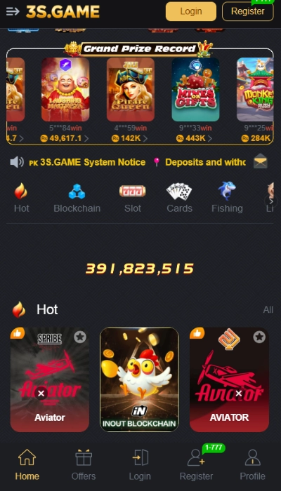 3S Game Dashboard image