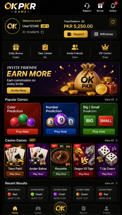 OKPKR Game Dashboard image
