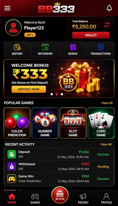 BB333 Game Dashboard image