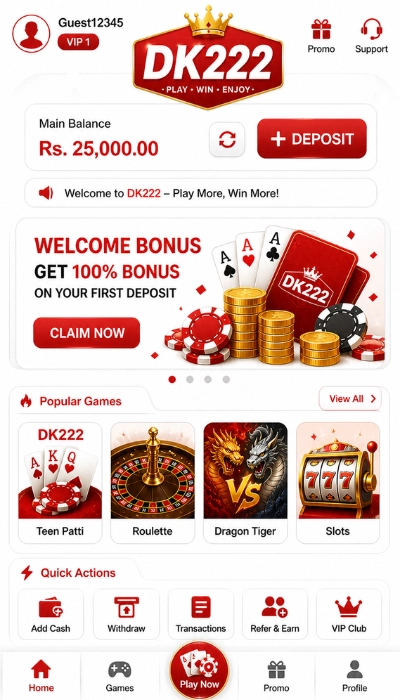 DK222 Game Dashboard image