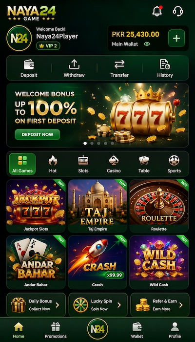 NAYA24 Game Dashboard image