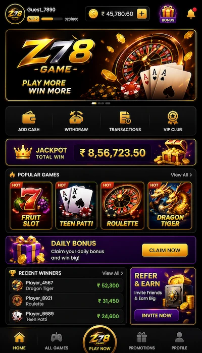 Z78 Game Dasboard image
